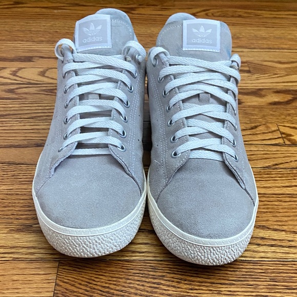 Adidas Stan Smith Light Gray Casual Sneakers - Picture 8 of 11